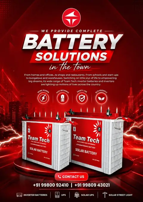 Inverter and Solar Batteries